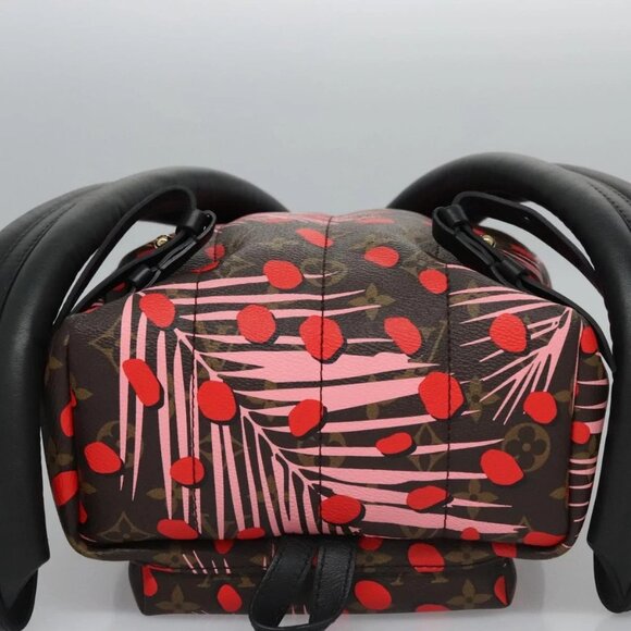 LOUIS VUITTON Monogram jungle Dot Palm Springs PM Backpack M41981 Auth 115982SV - Picture 6 of 16